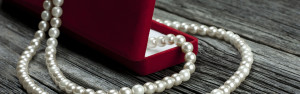 Pearl Necklace and Necklace Box