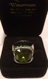 Manhattan Jewelry- Green Tourmaline Ring
