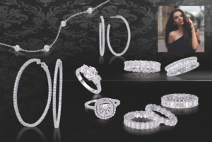 Diamond Necklace, Hoop Earrings, Engagement Rings and Eternity Bands