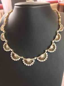Beautiful & Unique Gold and Diamond Necklace