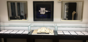 Stunning Jewelry Displays and Cases at Manhattan's Wasserman Jewel Galleries