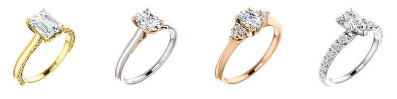 4 Fancy Cut Diamond Engagement Rings