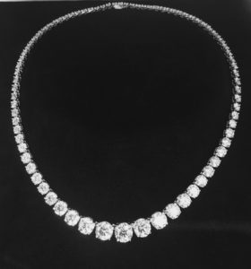 Beautiful Round Brilliant Diamond Necklace