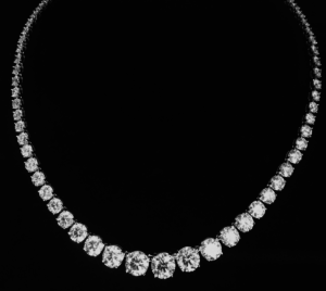 Round Brilliant Diamond Necklace